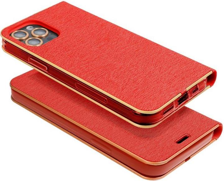 Image du produit OEM Etui LUNA Book Gold pour SAMSUNG A23 5G rouge (Samsung Galaxy M23 5G)