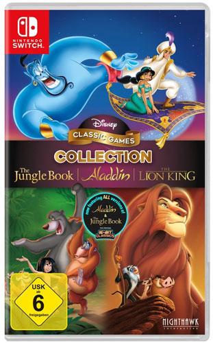 Produktbild Nighthawk Interactive Disney Classic Games Collection: Dschungelbuch, Aladdin & König der Löwen (Switch, DE)