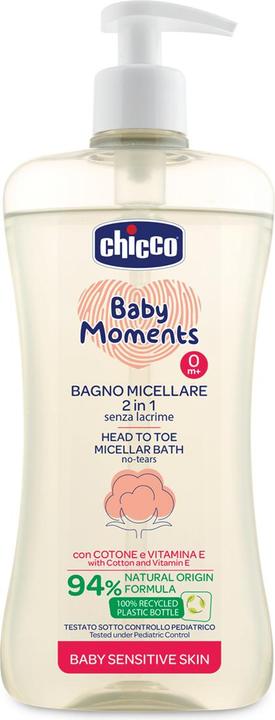Chicco Gel doccia e shampoo micellare 0m+
