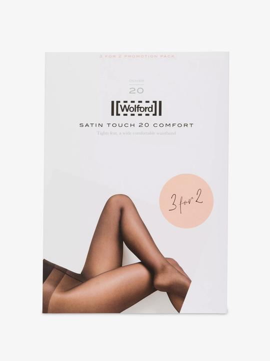 Actual product image Wolford Tights "Satin Touch" black (20 DEN, 40, L)