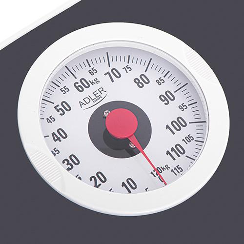 Produktbild Adler Waage Mechanische Personenwaage AD 8178 Höchstgewicht (Belastbarkeit) 120 kg, Genauigkeit 1000 (120 kg)