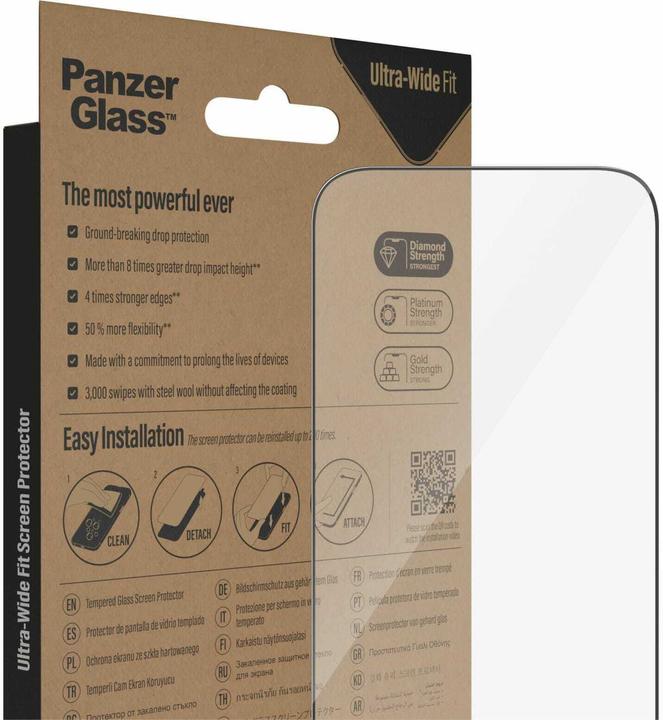Image du produit PanzerGlass Ajustement ultra-large (1 pièce(s), Apple iPhone 14 Pro)