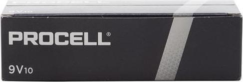 Immagine prodotto Duracell Pile Procell (10 pz., 9V Block, 673 mAh)