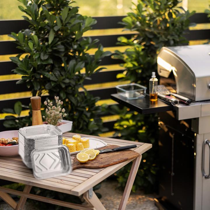 Actual product image Relaxdays 150x aluminium trays