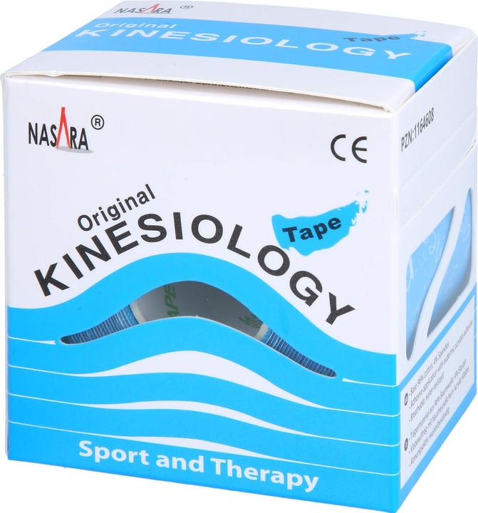 Produktbild Mikros Nasara Kinesiotape 5x5 Bla (5 m)