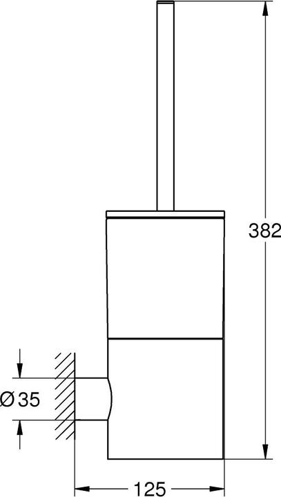 Produktbild Grohe Atrio Toilettenbürstengarnitur