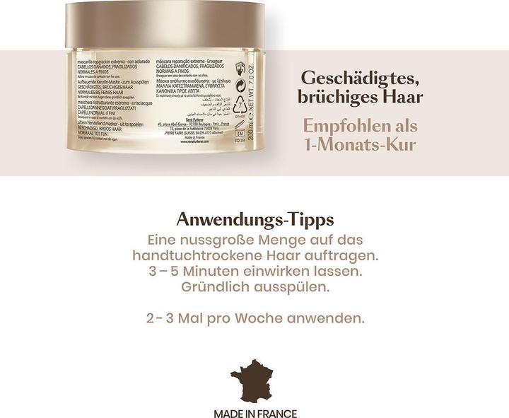Image du produit Rene Furterer Absolue Kératine - Masque Réparateur Ultime (200 ml)