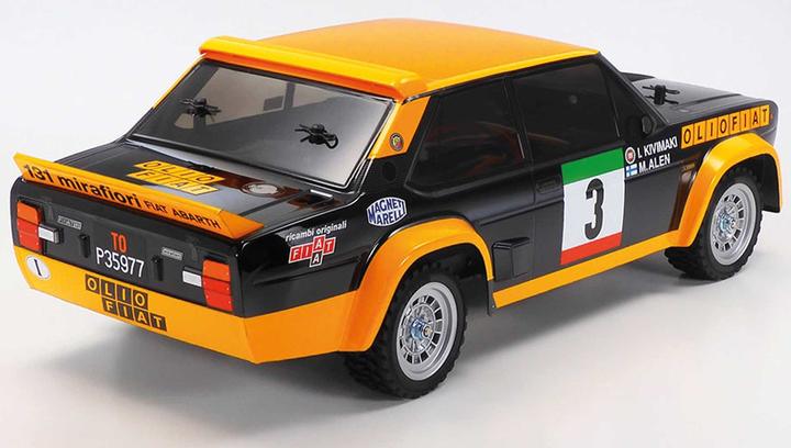 Actual product image Tamiya 1/10 Fiat 131 Abarth Rally OF Painted Body (MF-01X) (ARR Almost Ready to Run)