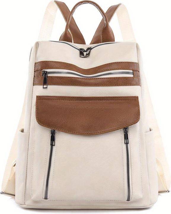 Produktbild Only-Bags.Store Casual Multifunktions-Frauen-Rucksack, All-Match-Reissverschluss Lagerung täglichen Rucksack