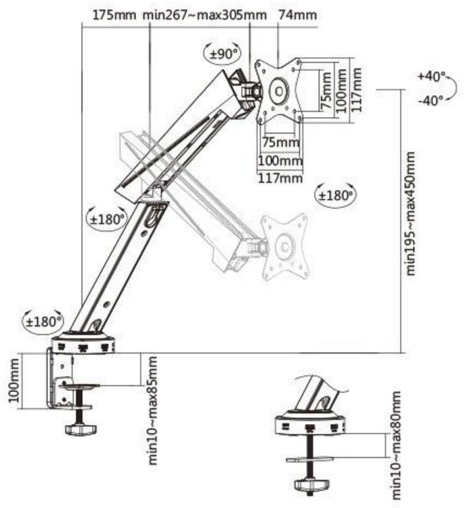 Image du produit Oplite Supreme Monitor Stand Pro (35")