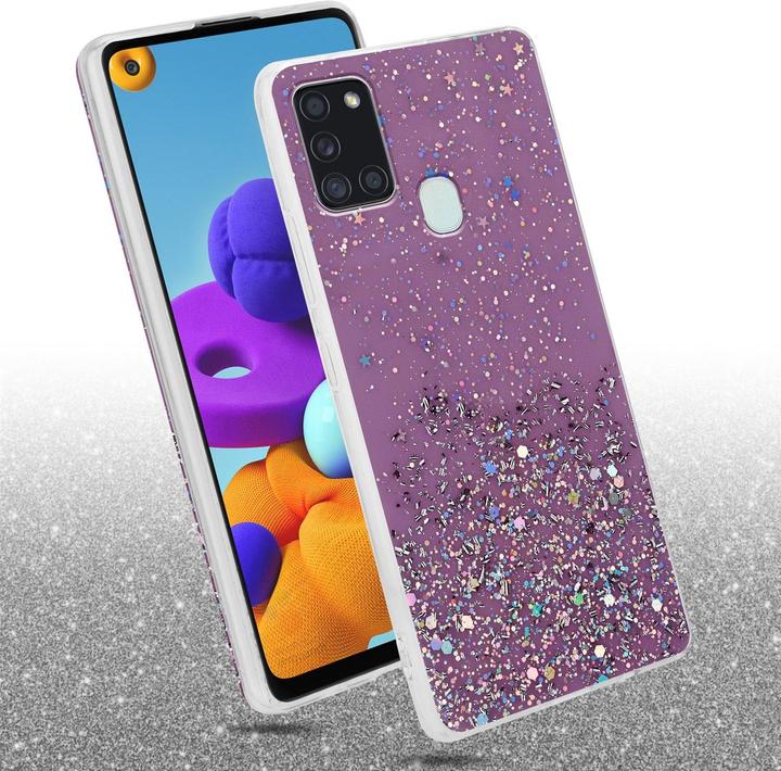 Image du produit Cadorabo Couverture TPU paillettes scintillantes (Samsung Galaxy A21s)