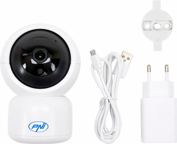 Image du produit PNI Caméra de surveillance IP390T 1080P avec PTZ WiFi H264 (1280 x 1080 pixels)