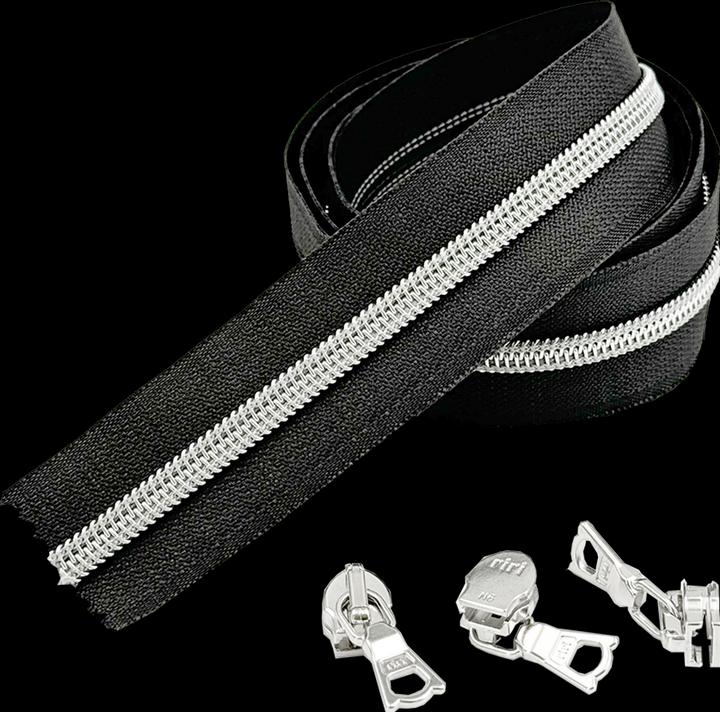 Dark grey, Silver
