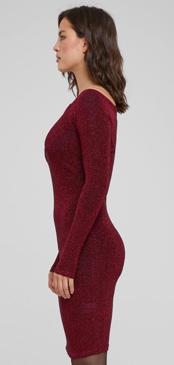 Actual product image Urban Classics Ladies Off Shoulder Longsleeve Glitter Dress - 126795 (L)