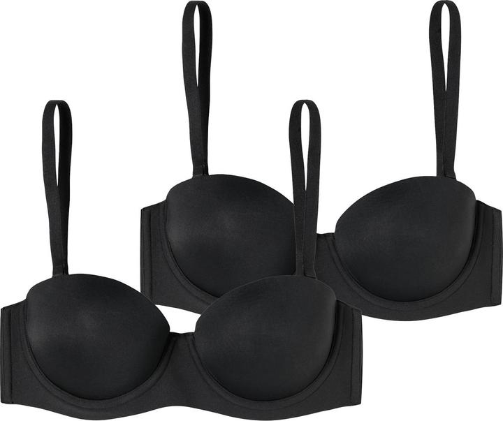 Image du produit Schiesser Bügel-BH Bandeau mit Schale - Unique Micro (95 D, lot de 2)