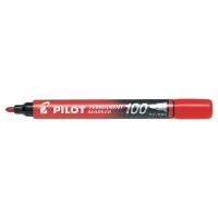 Image du produit Pilot Marqueur permanent 100 (Rouge, 1 mm, 1 x)