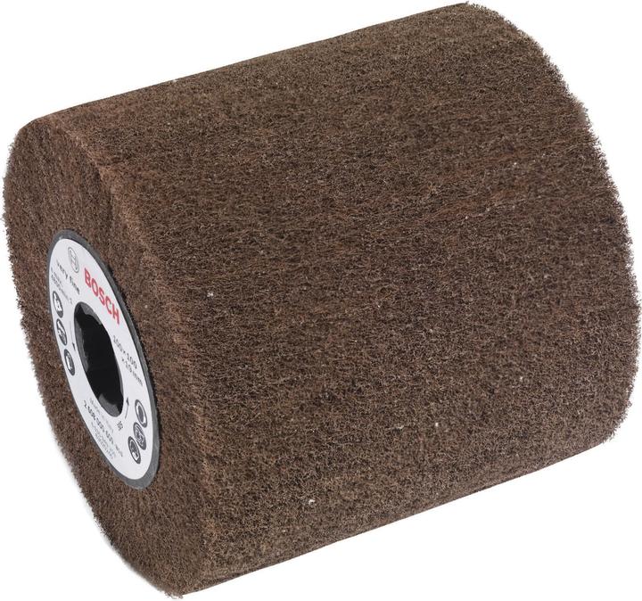 Immagine prodotto Bosch Professional Zubehör Rullo abrasivo in vello per satinatori, 19 mm, ruvido, 100 mm (Grossolano)