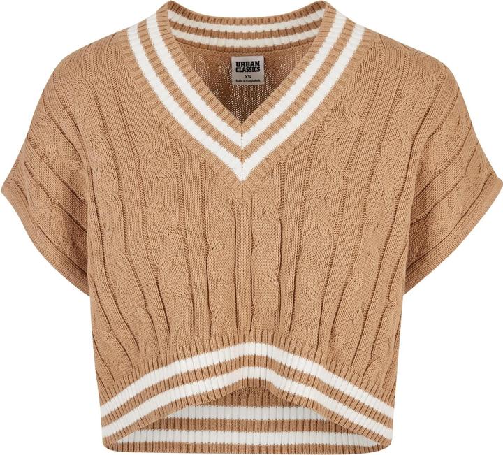 Image du produit Urban Classics Ladies Cropped Knit College Slipover (XL)