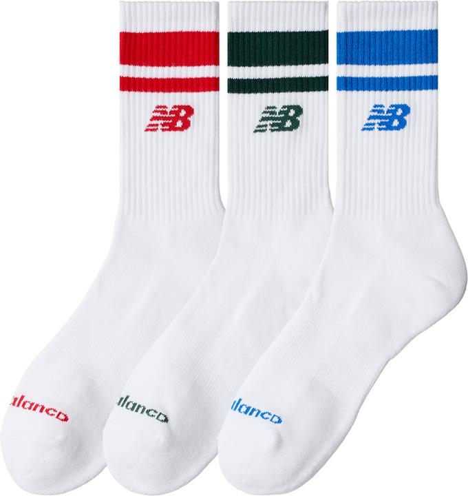 New Balance Everyday Stripe Midcalf 3 Pack