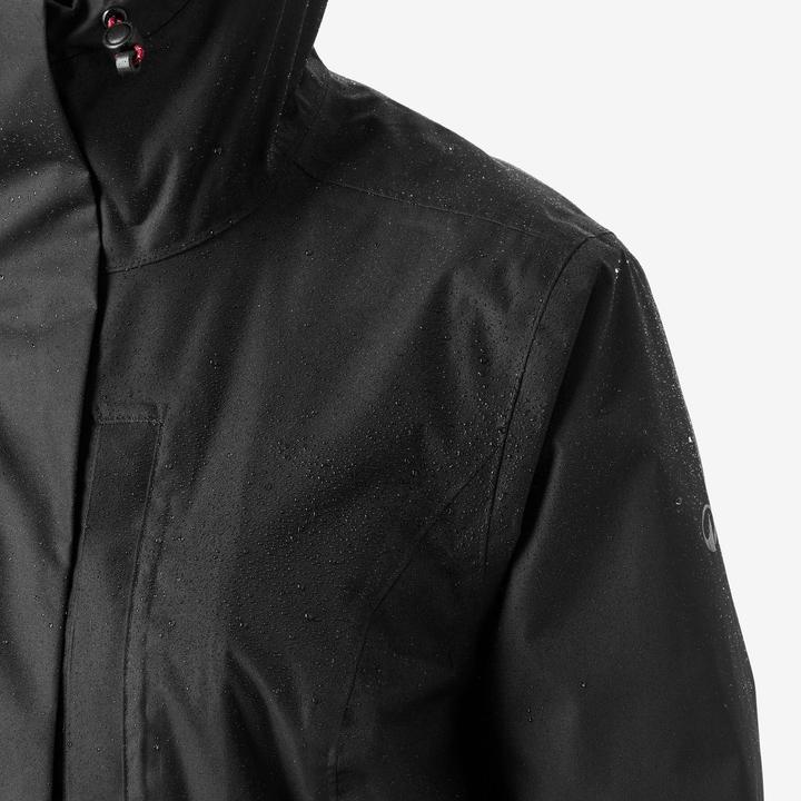 Produktbild Quechua Wanderjacke Damen wasserdicht - NH500 schwarz (XL)
