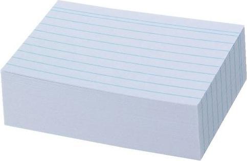 Actual product image Herlitz Index card lined (A8, 170 g/m², 100 x)