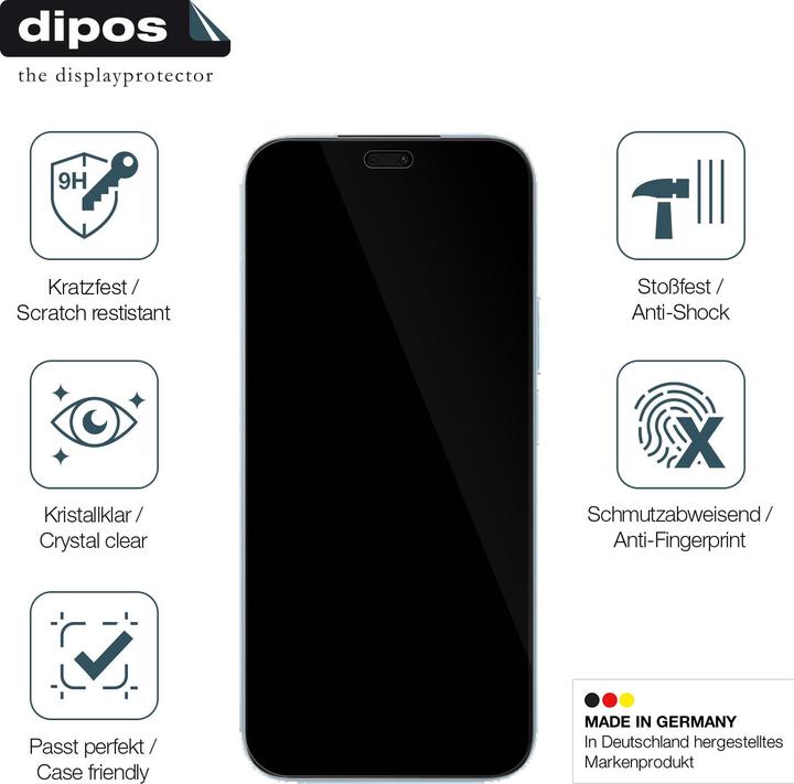 Image du produit Dipos Film de Protection d’écran Anti-Shock (2 pièce(s), Honor X8b)