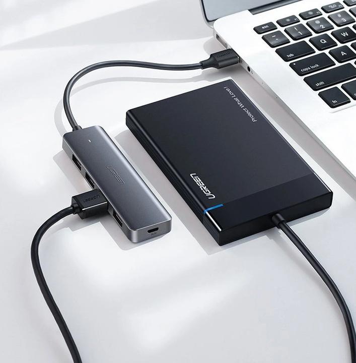 Actual product image Ugreen USB 3.0 Hub 4-Port 50985 (USB-A, 4 Ports)