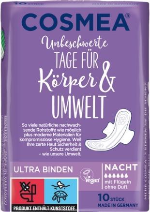 Produktbild Cosmea Ultra -Nacht (10 x, Damenbinden)