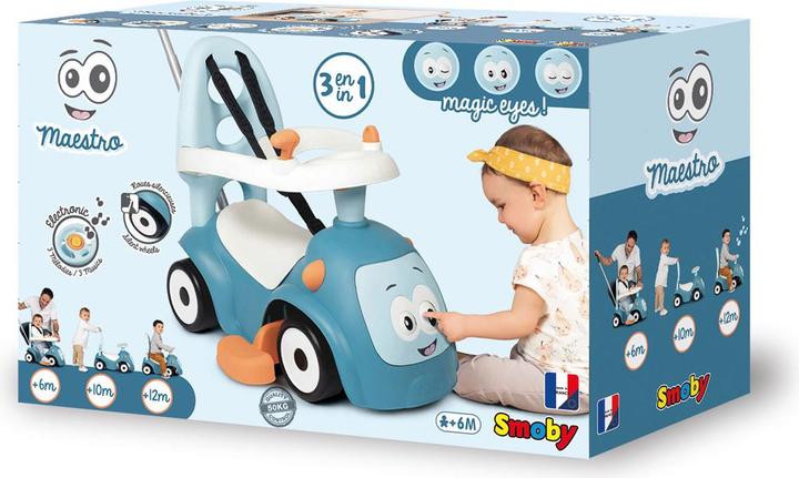 Produktbild Smoby Maestro Ride On Rutschauto Blau