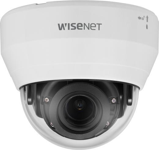 Actual product image Hanwha LND-6072R dome camera ind. 2MP PoE IR (1920 x 1080 Pixels)