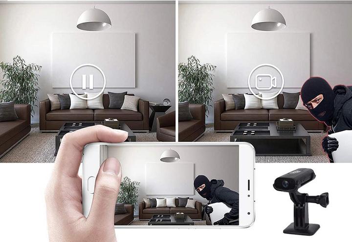 Produktbild Werkstein Mini WiFi IP Kamera FullHD 1080p, Nachtsicht, Micro SD, iOS/Android (1920 x 1080 Pixels)