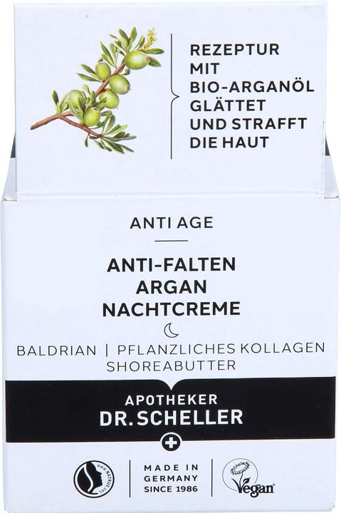 Actual product image Dr. Scheller Anti-wrinkle argan night cream (50 ml, Night cream)