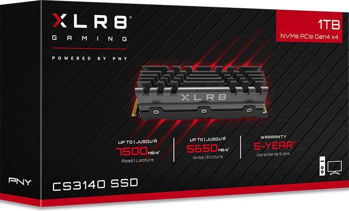 Produktbild PNY XLR8 CS3140 SSD (1000 GB, M.2 2280)