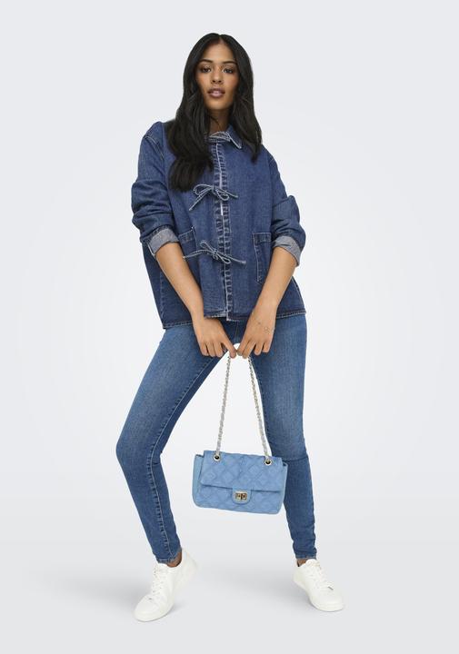 Actual product image Only Fly-away collar denim jacket Denim jacket (S)