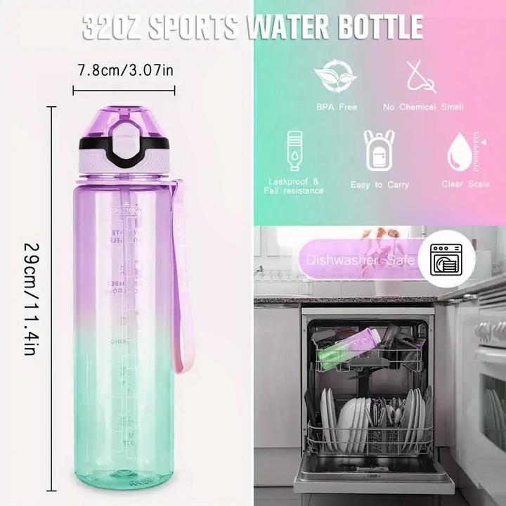 Produktbild ASMI Transparente Trinkflasche (1 l)