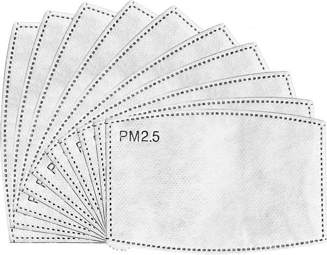 Produktbild Hermex PM2.5 Filter mit Aktivkohle für Gesichtsmaske Staubmasken 10 Stück (10 x)