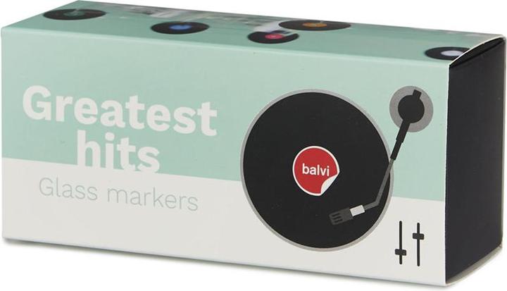Image du produit Balvi Gratest Hits (Marqueurs de verre)
