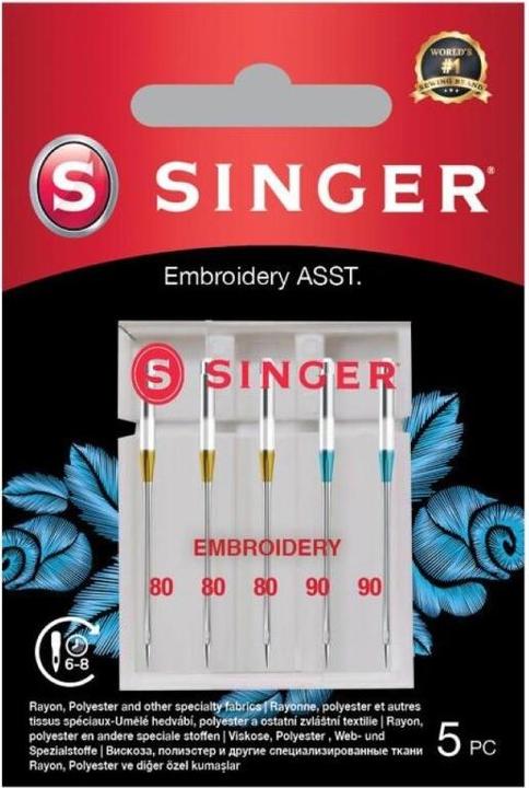 Produktbild Singer Stick Nähmaschinennadel, Sortiment, 5er Pack