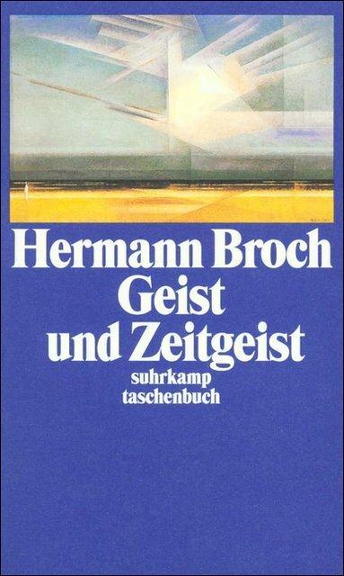 Actual product image Geist und Zeitgeist (German, Hermann Broch, 1997)