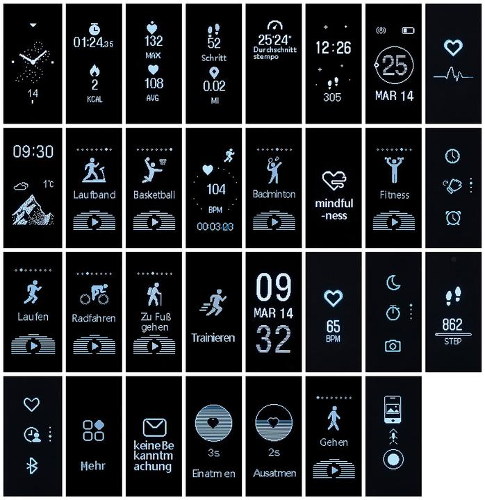 Produktbild Newgen medicals GPS-Fitness-Armband mit XL-Touch-Display