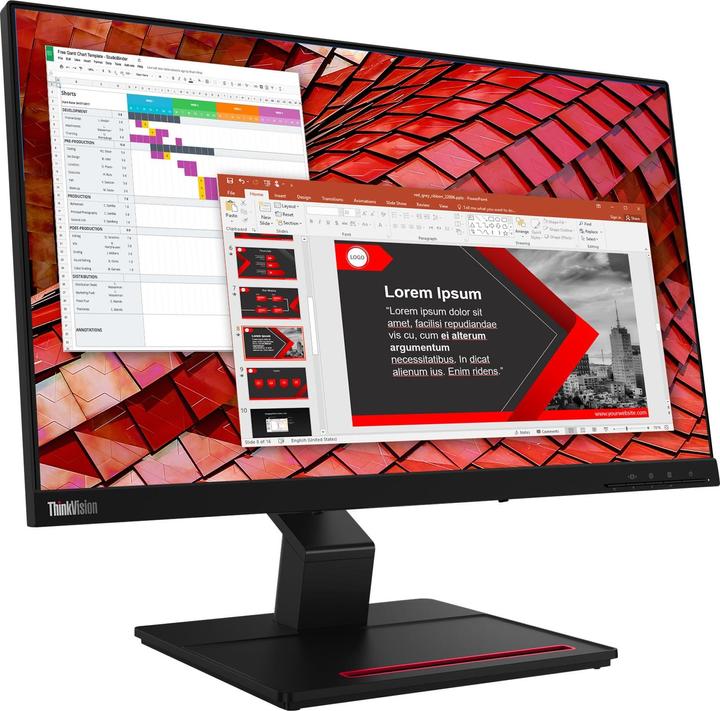 Actual product image Lenovo ThinkVision T24t-20 (1920 x 1080 pixels, 23.80")