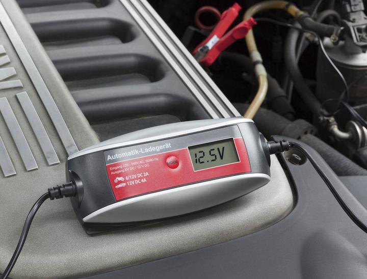 Actual product image HP Autozubehör Charger Smart (6V, 12V, 4 A)