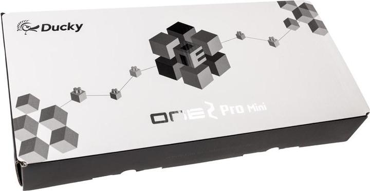 Produktbild Ducky One 2 Pro Mini Gaming Tastatur, RGB LED - Kailh Red (DE, Kabelgebunden)