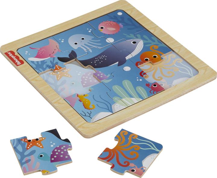 Image du produit Fisher-Price Wooden Jigsaw Puzzle (9 pièces)