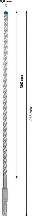 Actual product image Bosch Professional Zubehör Expert SDS plus-7X (8 millimetres)