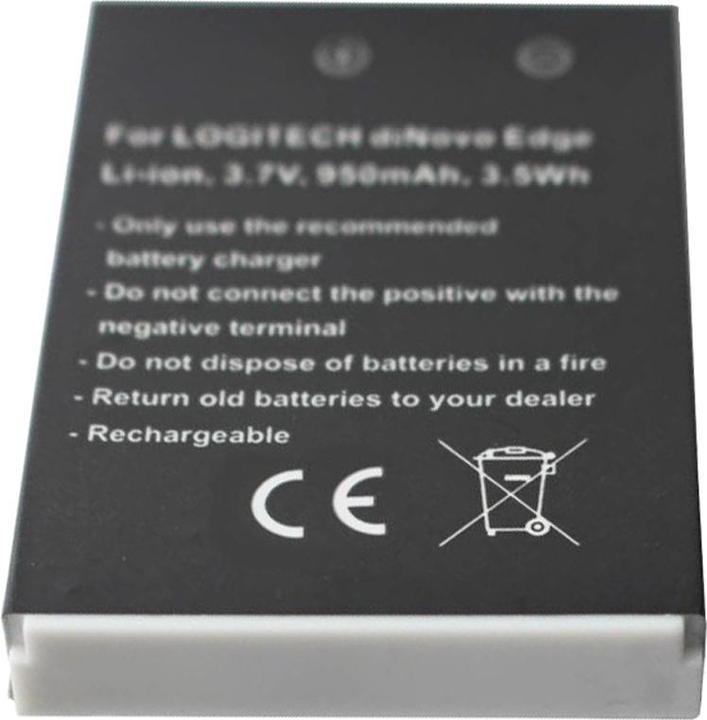 Actual product image Logitech Akku diNovo Edge Akku 190304-2004, F12440071, M50A, DiNovo Mini, Y-RAY81 (1 pcs., Device specific, 950 mAh)