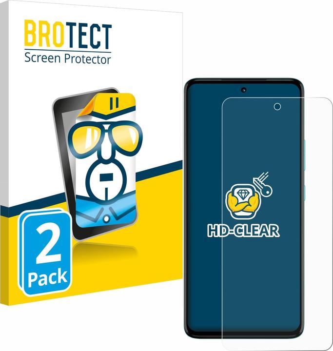 Productafbeelding BROTECT Schermbeschermer Clear (2 Stuk, Motorola Moto G72)