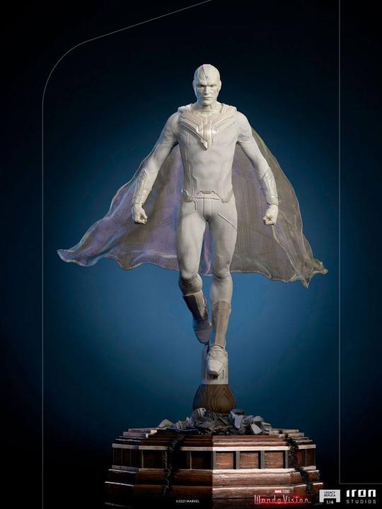 Actual product image Iron Studios WandaVision statuette Legacy Replica 1/4 White Vision 70 cm