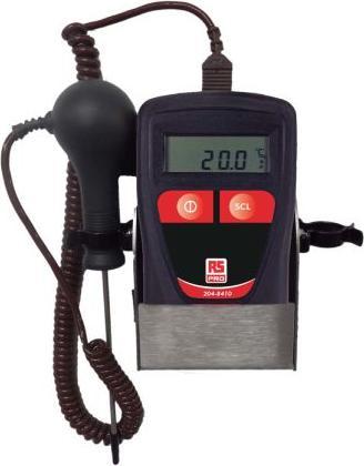 Image du produit Rs Pro Thermomètre numérique portatif, portatif, jusqu'à +1372°C ±0,2 °C (±0,1 %) max, élément de mesure (Thermomètres)