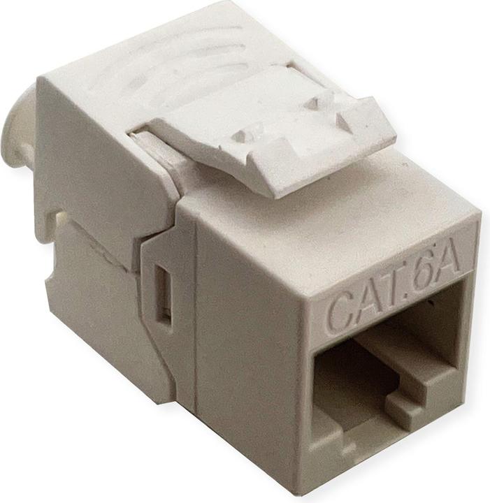 Actual product image Secomp ROLINE Keystone Kat.6A ungeschirmt werkzeuglos Slim+Kurz (26.11.0392)